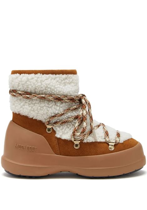 luna shearling boots woman whiskey MOON BOOT | 80D2480020MA03